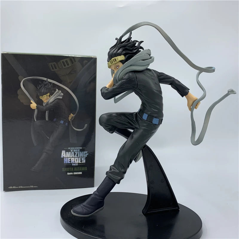 My Hero Academia Azawa Shouta Eraser Head Fighting Ver. PVC Action Figure Midoriya Shoto Teacher Collect Model 19cm