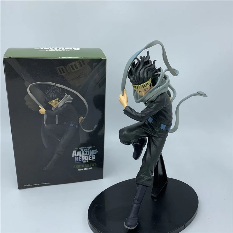 My Hero Academia Azawa Shouta Eraser Head Fighting Ver. PVC Action Figure Midoriya Shoto Teacher Collect Model 19cm
