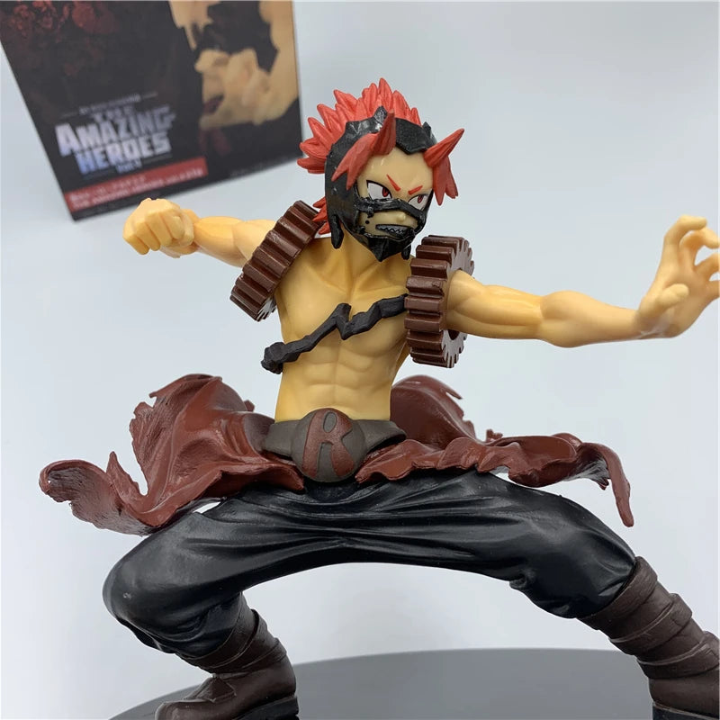 My Hero Academia Kirishima Eijiro Vol.4 Fighting PVC Action Figure  Age of Heroes Midoriya Izuku Friend Collect Model 15m