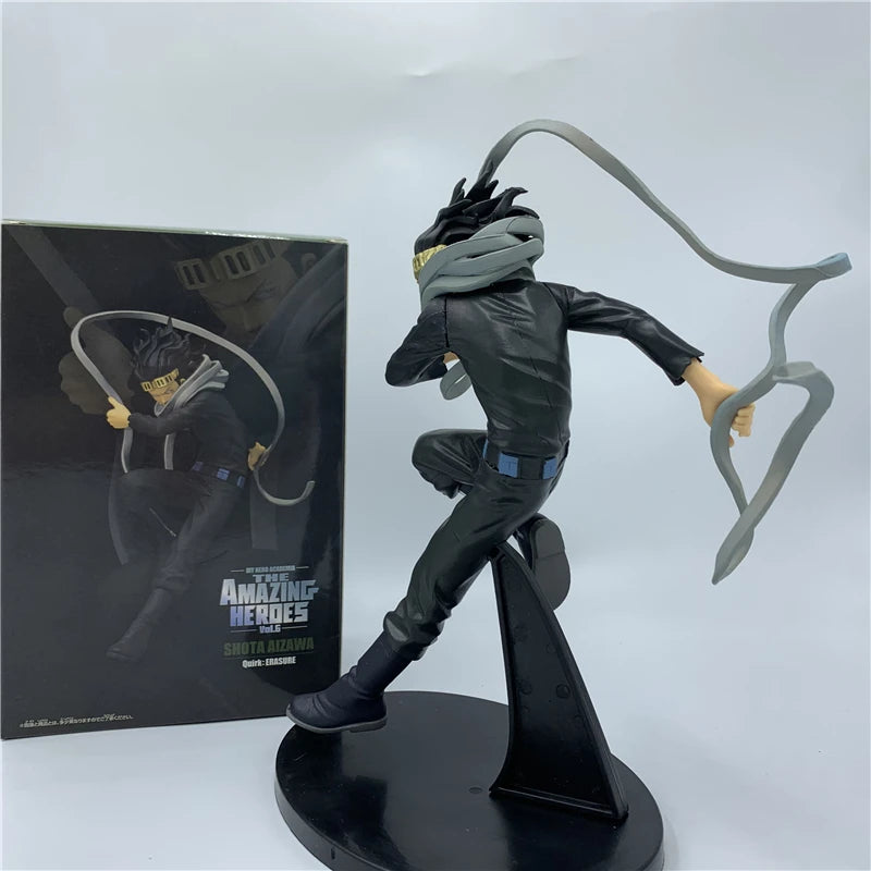 My Hero Academia Azawa Shouta Eraser Head Fighting Ver. PVC Action Figure Midoriya Shoto Teacher Collect Model 19cm