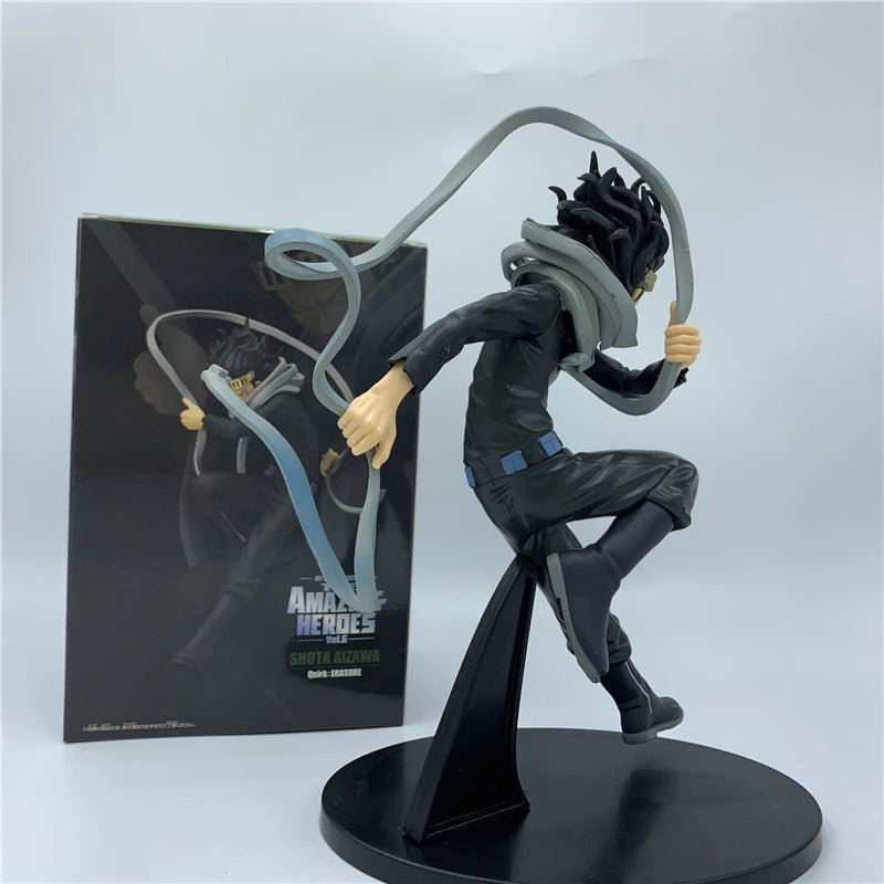 My Hero Academia Azawa Shouta Eraser Head Fighting Ver. PVC Action Figure Midoriya Shoto Teacher Collect Model 19cm