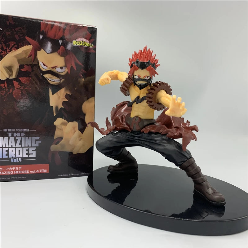 My Hero Academia Kirishima Eijiro Vol.4 Fighting PVC Action Figure  Age of Heroes Midoriya Izuku Friend Collect Model 15m