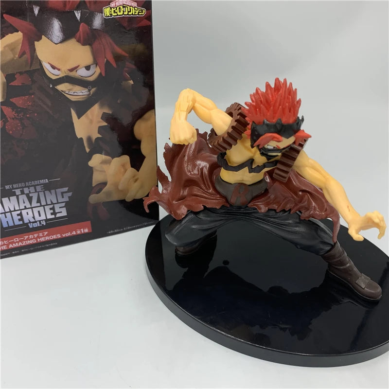 My Hero Academia Kirishima Eijiro Vol.4 Fighting PVC Action Figure  Age of Heroes Midoriya Izuku Friend Collect Model 15m