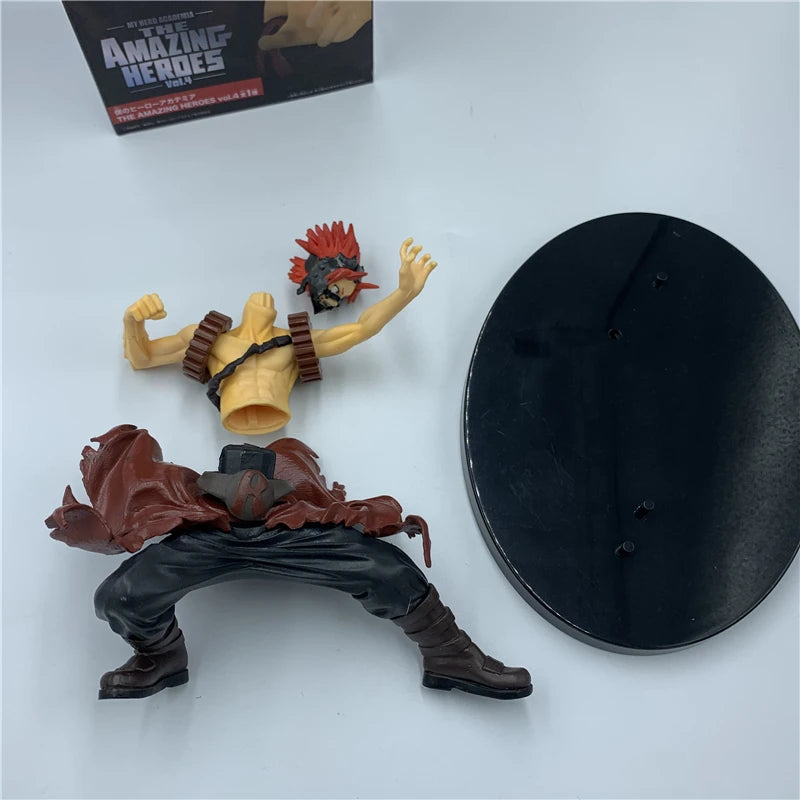 My Hero Academia Kirishima Eijiro Vol.4 Fighting PVC Action Figure  Age of Heroes Midoriya Izuku Friend Collect Model 15m