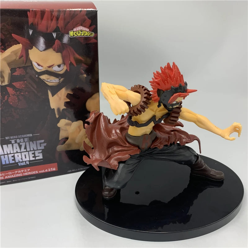 My Hero Academia Kirishima Eijiro Vol.4 Fighting PVC Action Figure  Age of Heroes Midoriya Izuku Friend Collect Model 15m