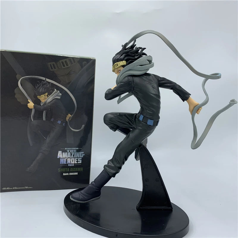 My Hero Academia Azawa Shouta Eraser Head Fighting Ver. PVC Action Figure Midoriya Shoto Teacher Collect Model 19cm