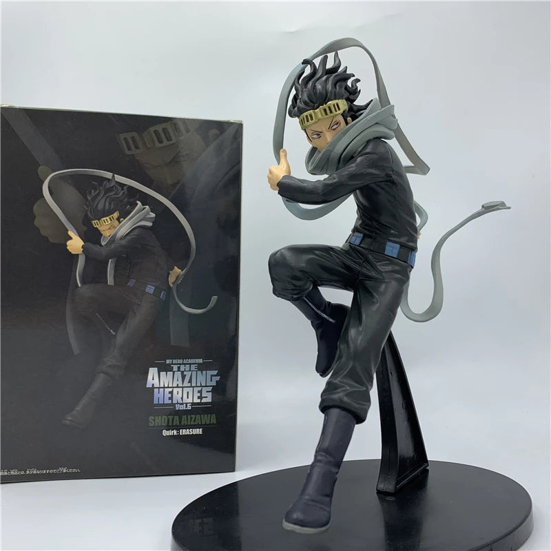 My Hero Academia Azawa Shouta Eraser Head Fighting Ver. PVC Action Figure Midoriya Shoto Teacher Collect Model 19cm