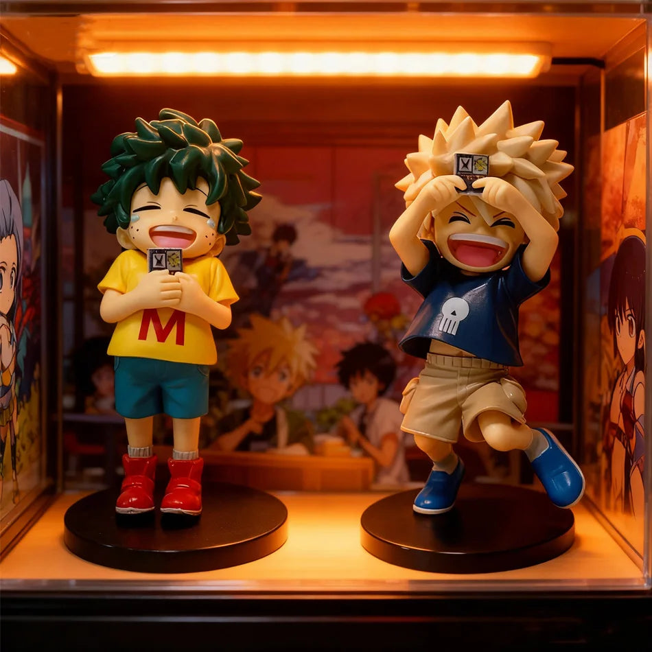 PVC |  (MHA): Tomura Shigaraki / Izuku Midoriya / Katsuki Bakugo  My Hero Academia Cute Chibi PVC Figurine | Collectible Toy