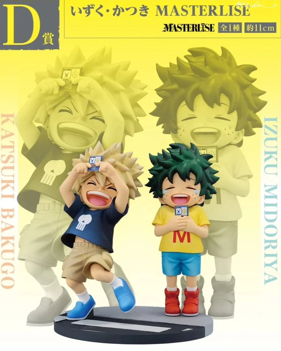 In Stock New Anime My Hero Academia Midoriya Izuku Bakugou Katsuki Childhood Series Anime Figure Toys for Kids Christmas Gift