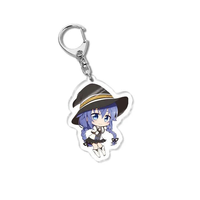 Mushoku Tensei Jobless Reincarnation Acrylic Keychain Lovely Bag Charm Pendant Gift Fun Key Chain Creative Friend Kingring Cute
