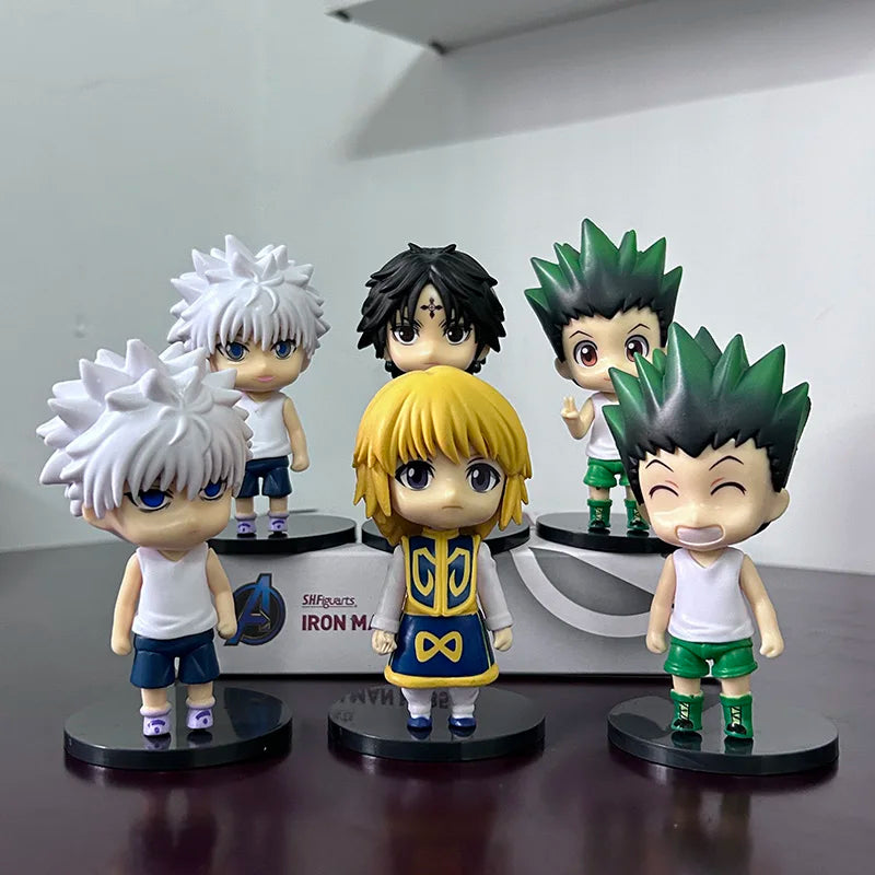 Hunter x Hunter Action Figure Toys PVC Cartoon Jay Flix Hisoka Kurapika Model Animation Doll Toys Kid Gift Random 1Pc