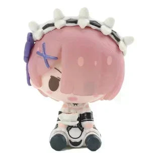 Anime Re Zero Rem Figure Cute Mini Statue Kawaii Beatrice Ram Figurine Table Decor House Decoration Ornament Desk Accessories