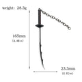 Anime BLEACH: Thousand-Year Blood War Keychains Kurosaki Ichigo Zangetsu Weapon Pendant Keyring Key Chain For Men Cool Jewelry