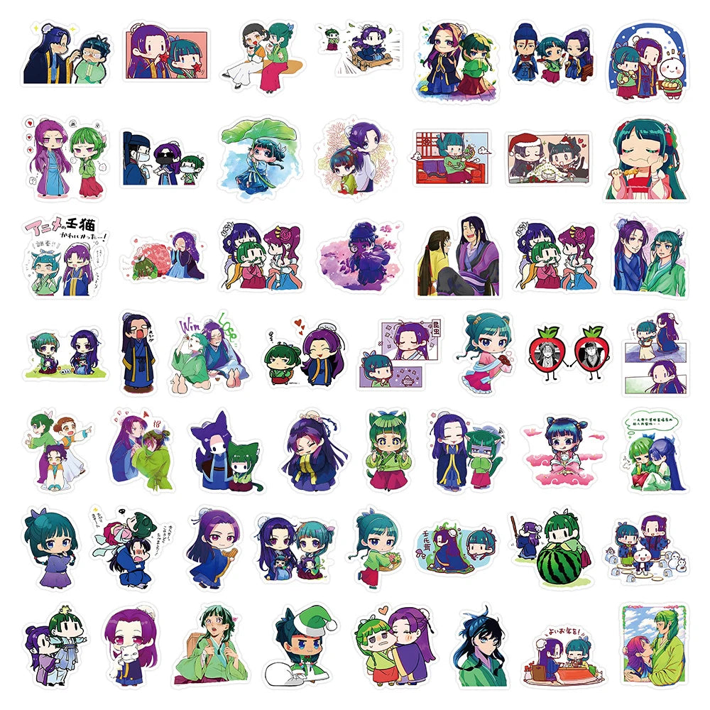 10/30/50pcs Gaoshun The Apothecary Diaries Stickers Jinshi Maomao Anime Sticker Aesthetics Laptop Scrapbooking Luomen Decal Gift