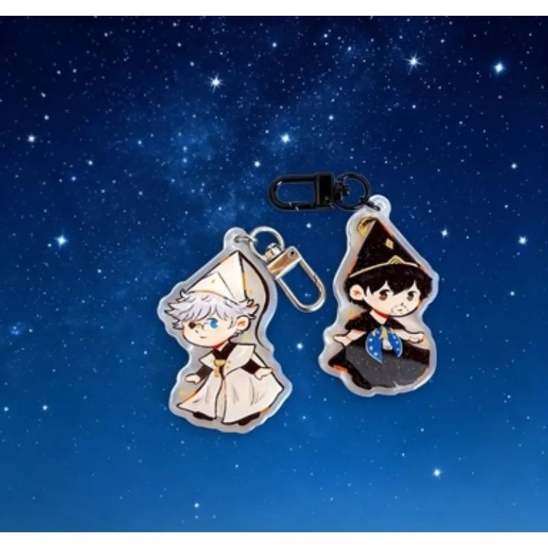 Keychain For Witch Hat Olruggio Qifrey CocoTetia Acrylic Anime Cartoon Keychain DIY Collection Toys Gift for friend Holiday Gift