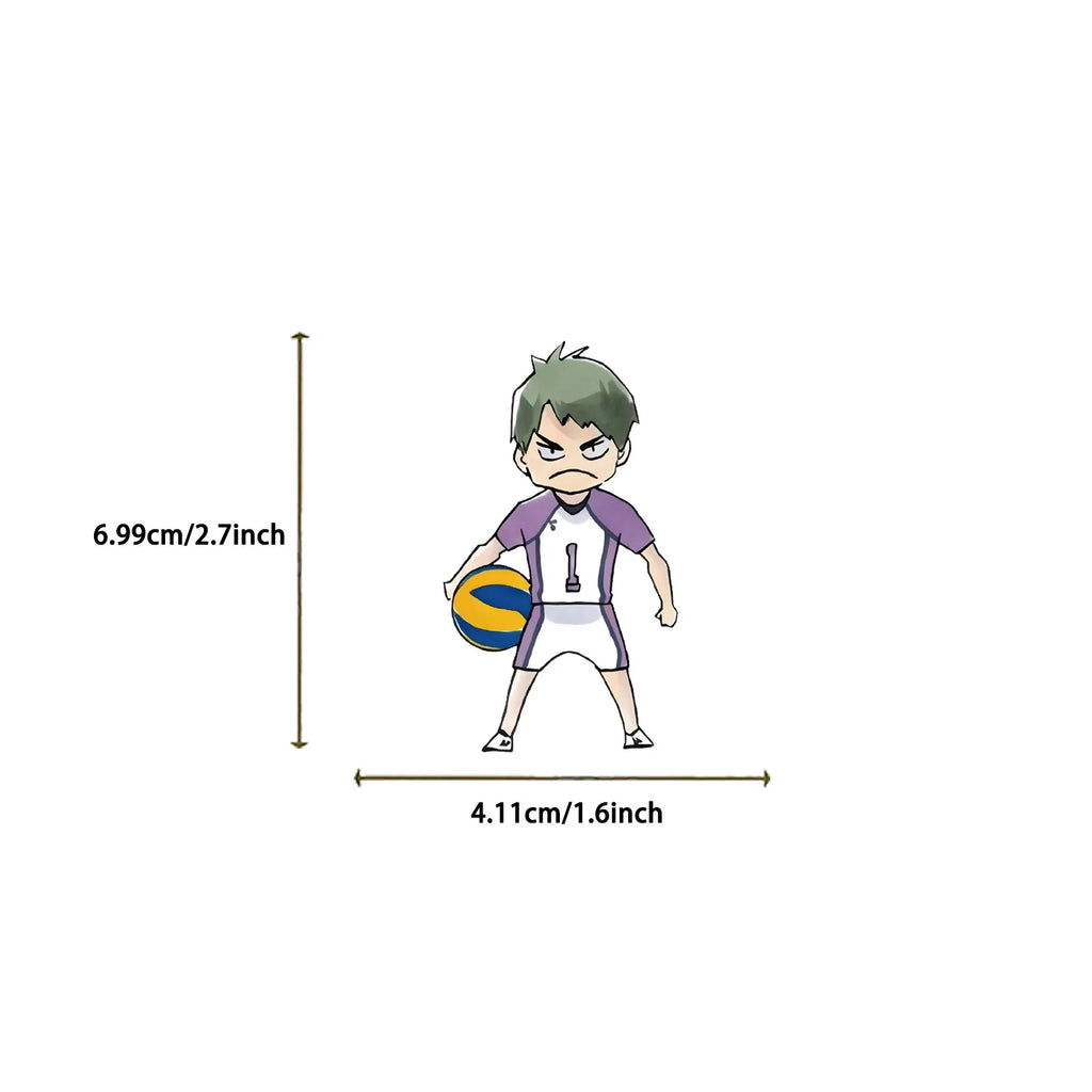 10/50PCS Volleyball Haikyuu! Graffiti Stickers Anime for Phone Bottle Scrapbook Travel Bag DIY Aesthetic Decals Creative Gifts