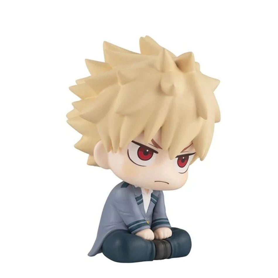 Q-version Anime Figure  Pvc Bakugou Katsuki Midoriya Izuku Todoroki Shoto Action Figures Anime Gift Collection Series Model Toy
