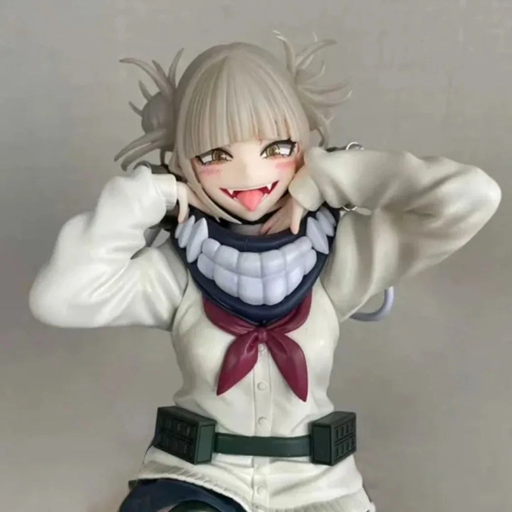 Anime MHA Figure Toga Himiko Action Figures Standing Toga Himiko Figurine PVC Beauty Models Look Up Figure Toga Himiko Toys 16CM