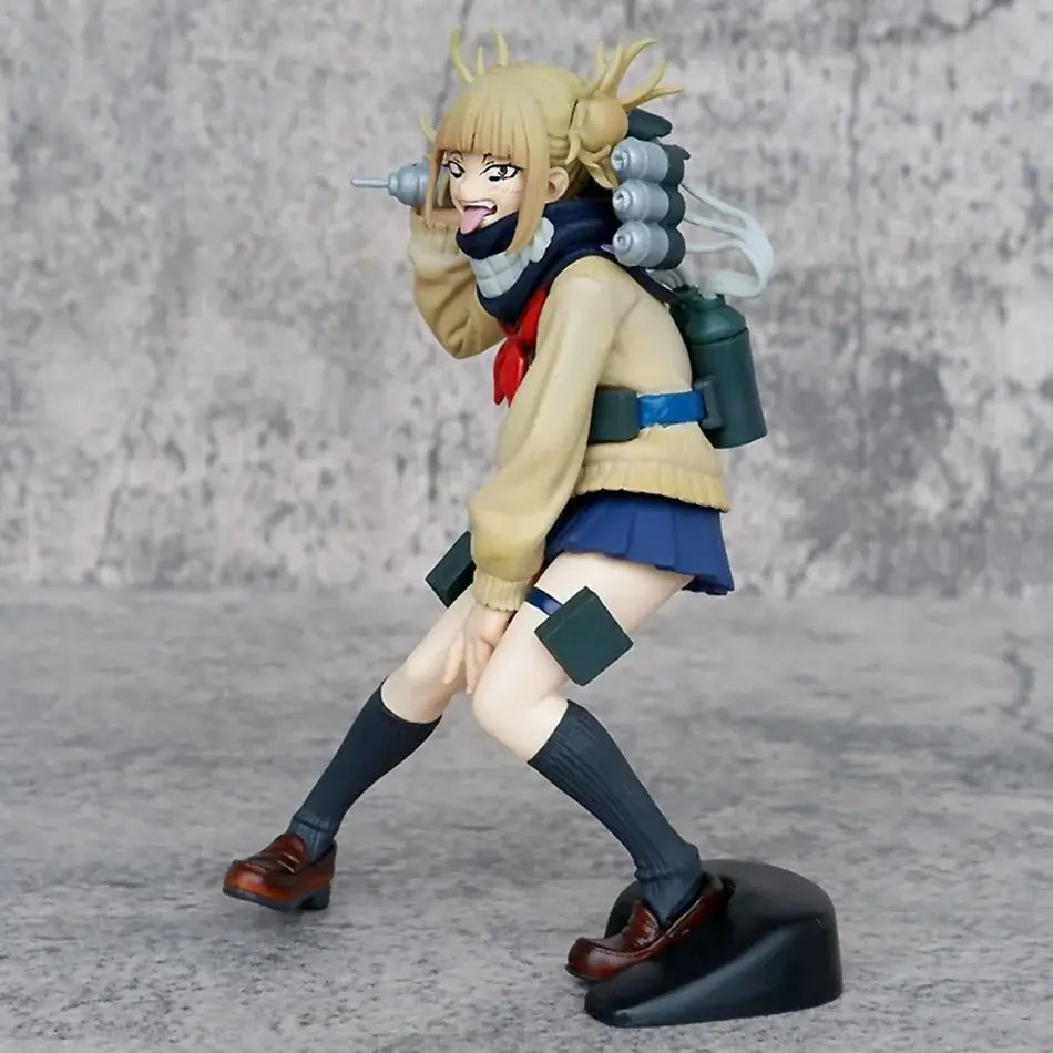 Hot My Hero Academia Bakugou Katsuki Midoriya Izuku Todoroki Shouto Toga Himiko Anime Figure PVC Collectible Model Toys Kid Gift