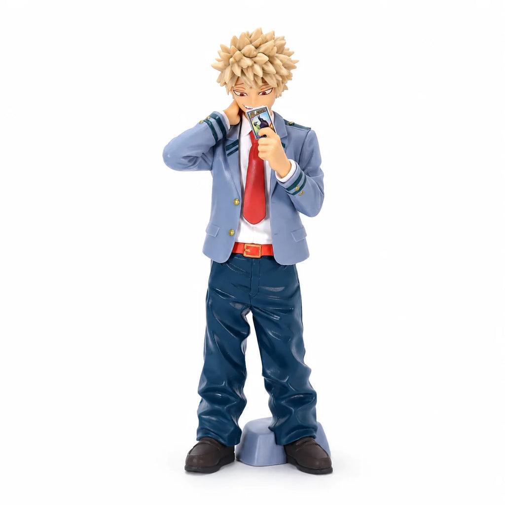 My Hero Bakugou Katsuki Anime Action Figure Model Statue Desktop Ornament Collectible Small Gift Halloween Christmas Valentine's Day Gift Decoration