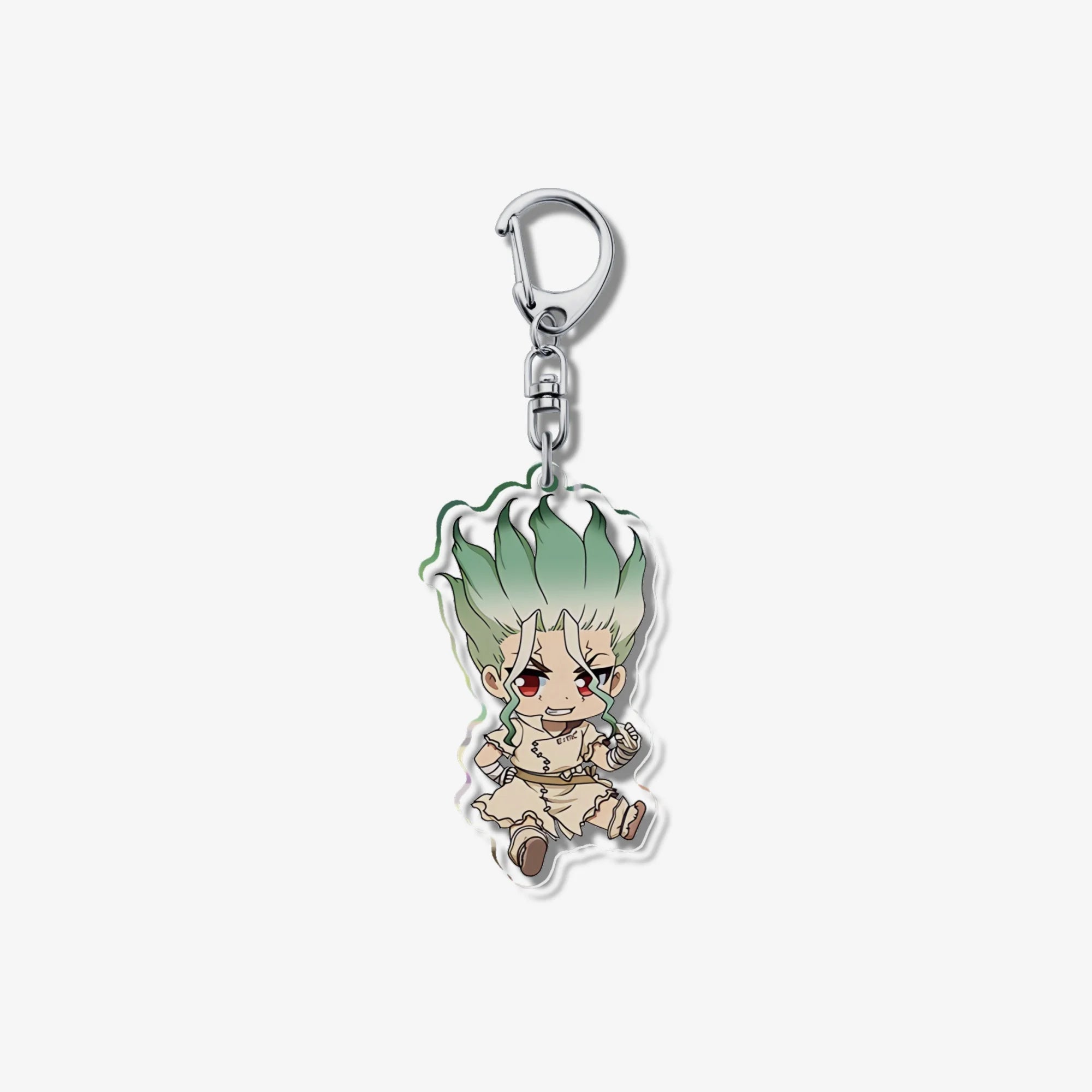 Anime Dr.Stone Acrylic Keychain Model Cosplay Charm Characters Ornament Accessories Goods Collection Gifts