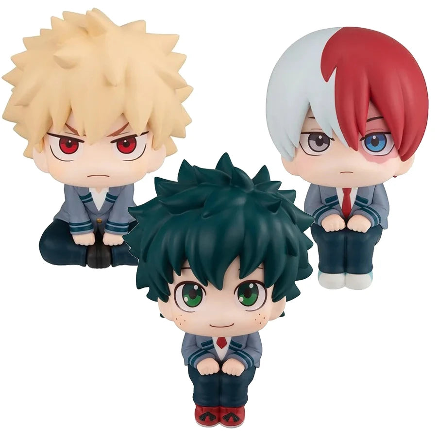 18cm Boku no Hero Academia Anime Figure Bakugo Katsuki Action Figure Midoriya Izuku/Todoroki Shoto Figurine PVC Collection Toys