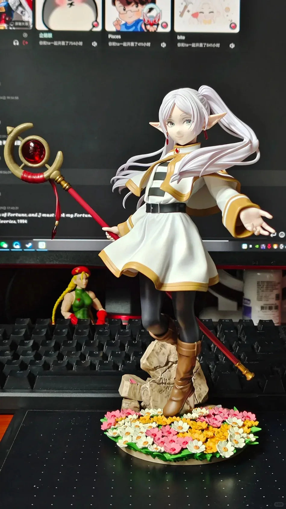 Hot 23cm Frieren: Beyond Journey's End Anime Figure Limit Frieren Action Figure Luminasta Frieren Figurine Collection Model Toy