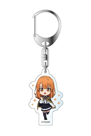 Q Version Anime Tsue to Tsurugi no Wistoria Wand and Sword Cosplay Acrylic Kawaii Keychain Bag Pendant Fans Gift