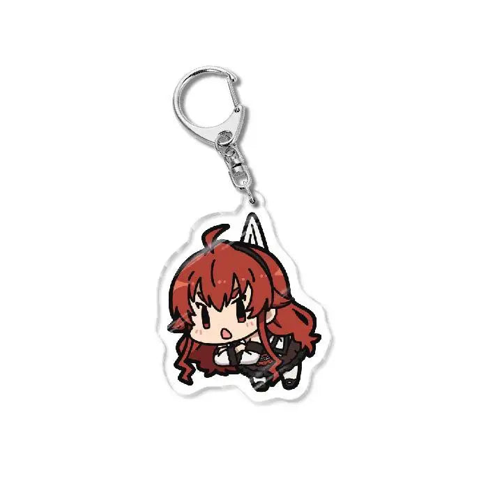 Mushoku Tensei Jobless Reincarnation Acrylic Keychain Lovely Bag Charm Pendant Gift Fun Key Chain Creative Friend Kingring Cute
