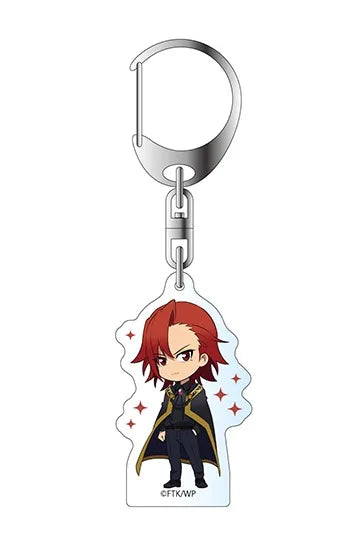 Q Version Anime Tsue to Tsurugi no Wistoria Wand and Sword Cosplay Acrylic Kawaii Keychain Bag Pendant Fans Gift