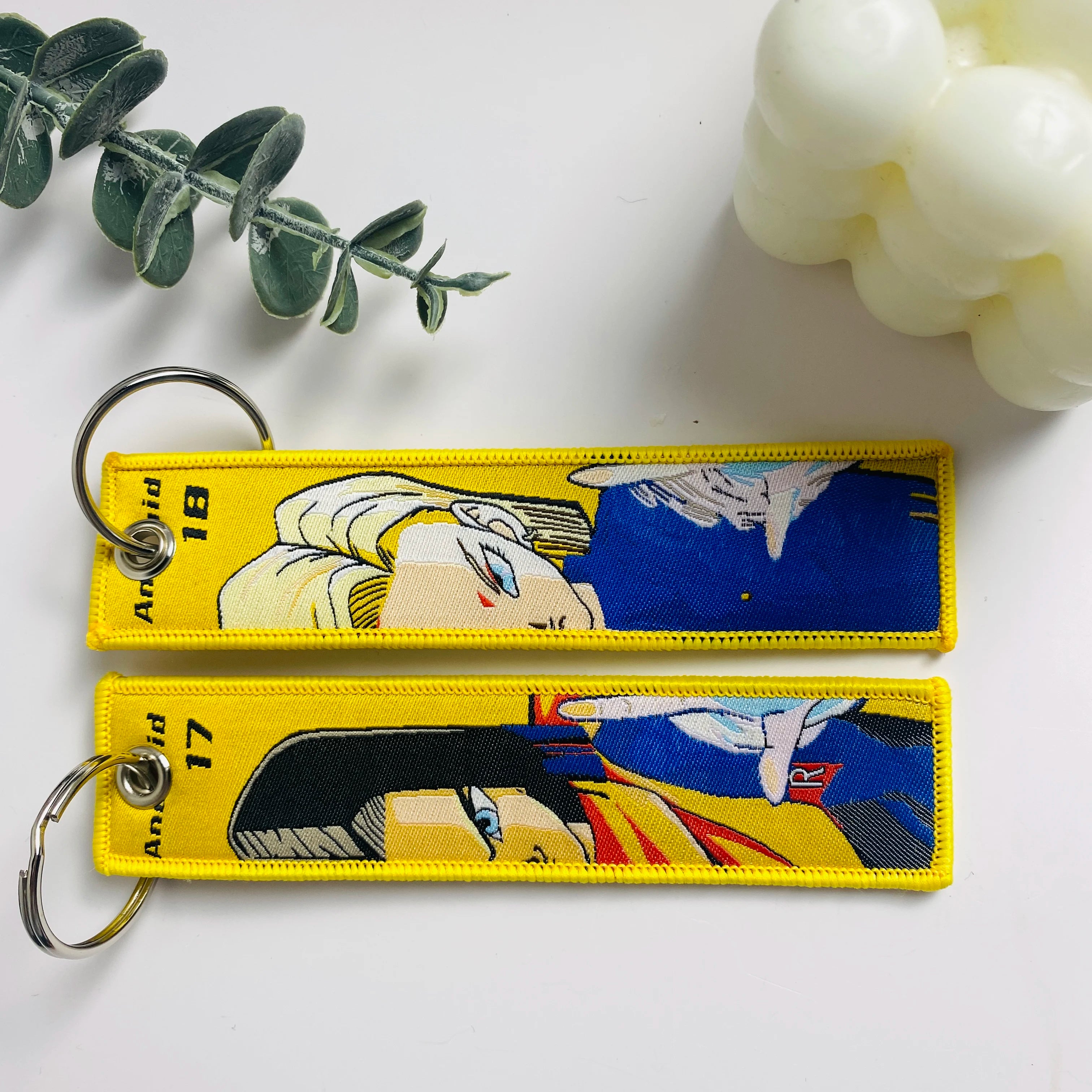 Dragon Ball Embroidery Cool Keychain Lanyard Anime Manga Series Badge Holder USB Pendant Portable Key Lanyard Accessories