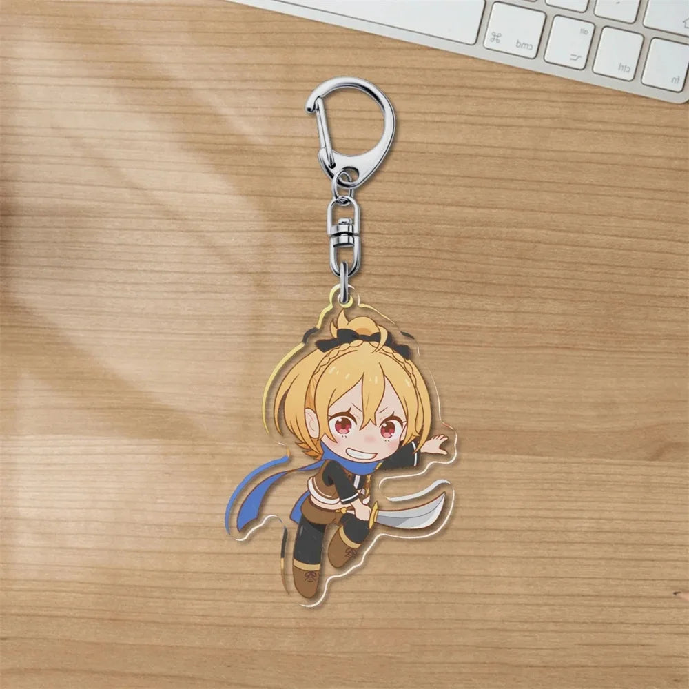 Charm Anime Re:ZERO -Starting Life in Another World Acrylic 6CM Keychain Model Cosplay Characters Ornament Accessories Good Gift