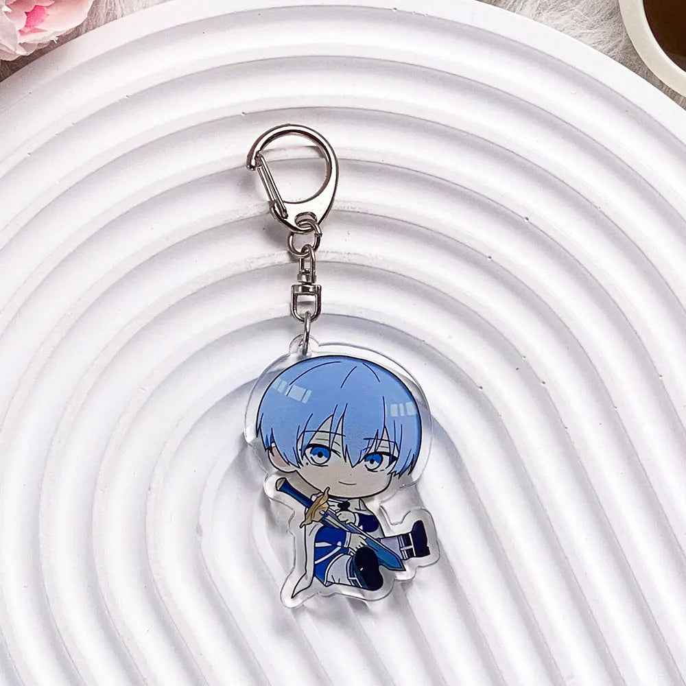 1/8PCS Anime Frieren: Beyond Journey's End Acrylic Car Keychain Bag Charms Accessories Backpack Pendant Key Holder Friend Gifts