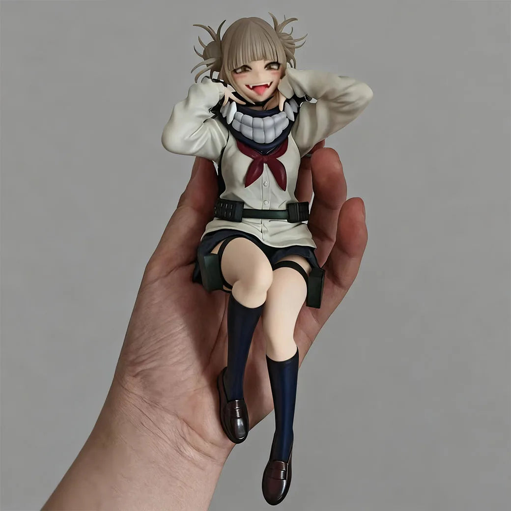 Anime MHA Figure Toga Himiko Action Figures Standing Toga Himiko Figurine PVC Beauty Models Look Up Figure Toga Himiko Toys 16CM