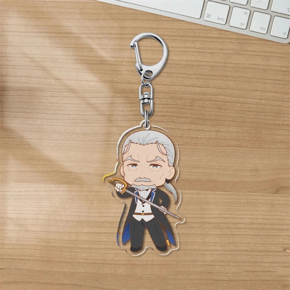 Charm Anime Re:ZERO -Starting Life in Another World Acrylic 6CM Keychain Model Cosplay Characters Ornament Accessories Good Gift