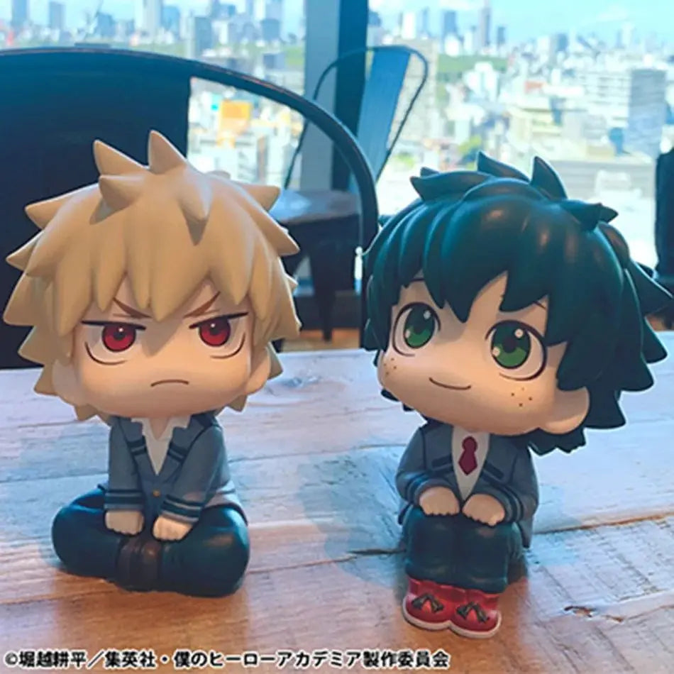 Hot My Hero Academia Bakugou Katsuki Midoriya Izuku Todoroki Shouto Toga Himiko Anime Figure PVC Collectible Model Toys Kid Gift