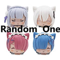 Anime Re Zero kawaii Rem Figure Ram PVC Model Emilia Figurine Echidna Hobbies Toys Desktop Ornament for Birthday Gift