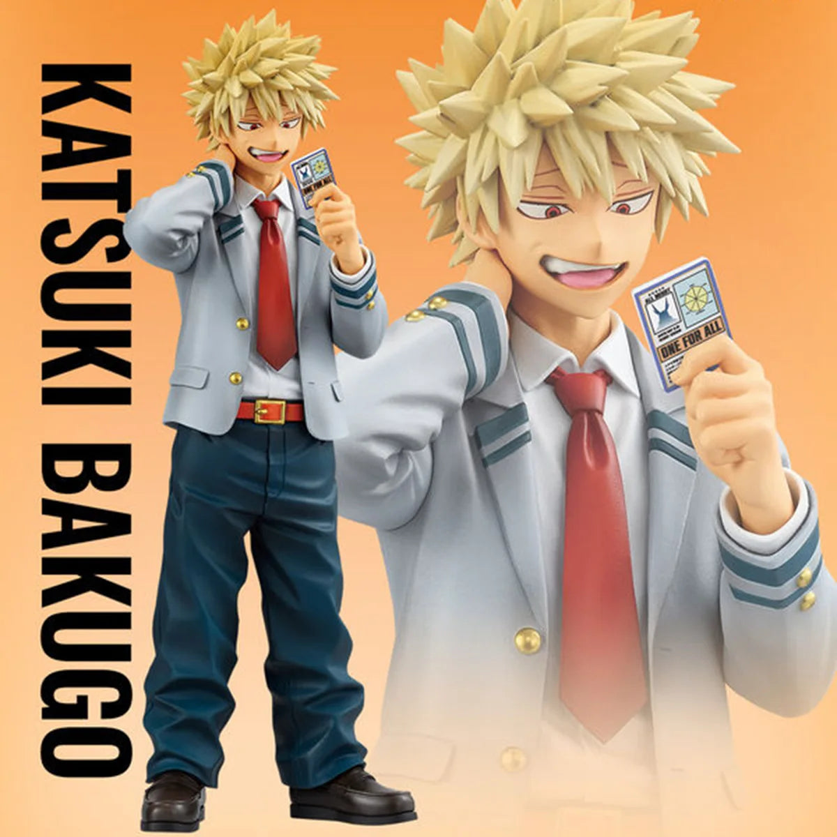 My Hero Bakugou Katsuki Anime Action Figure Model Statue Desktop Ornament Collectible Small Gift Halloween Christmas Valentine's Day Gift Decoration