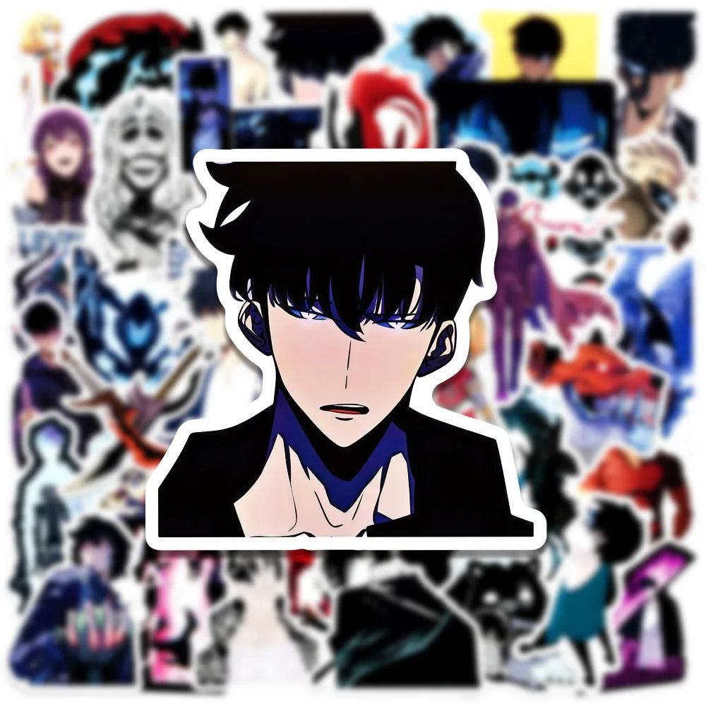 50Pcs Anime Stickers Animation Graffiti Sticker Laptop Phone Guitar Car Bike Skateboard  Stickers