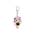55MM Anime SPY FAMILY Keychain Anya Forger/Yor Forger/Bond Forger/Franky Franklin Key Chain Acrylic Model Plate Christmas Gifts