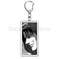 Anime Attacking of The Giants Levi Ackerman Allen Yeager Keychain Pendant Role Playing Double Sided Acrylic Keyring Jewelry Prop