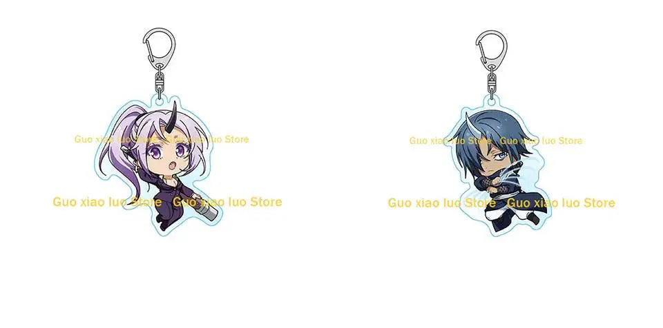 That Time I Got Reincarnated as a Slime Kawaii character Gobta Rimuru Tempest Benimaru Shuna Acrylic keychain Backpack charm Toy