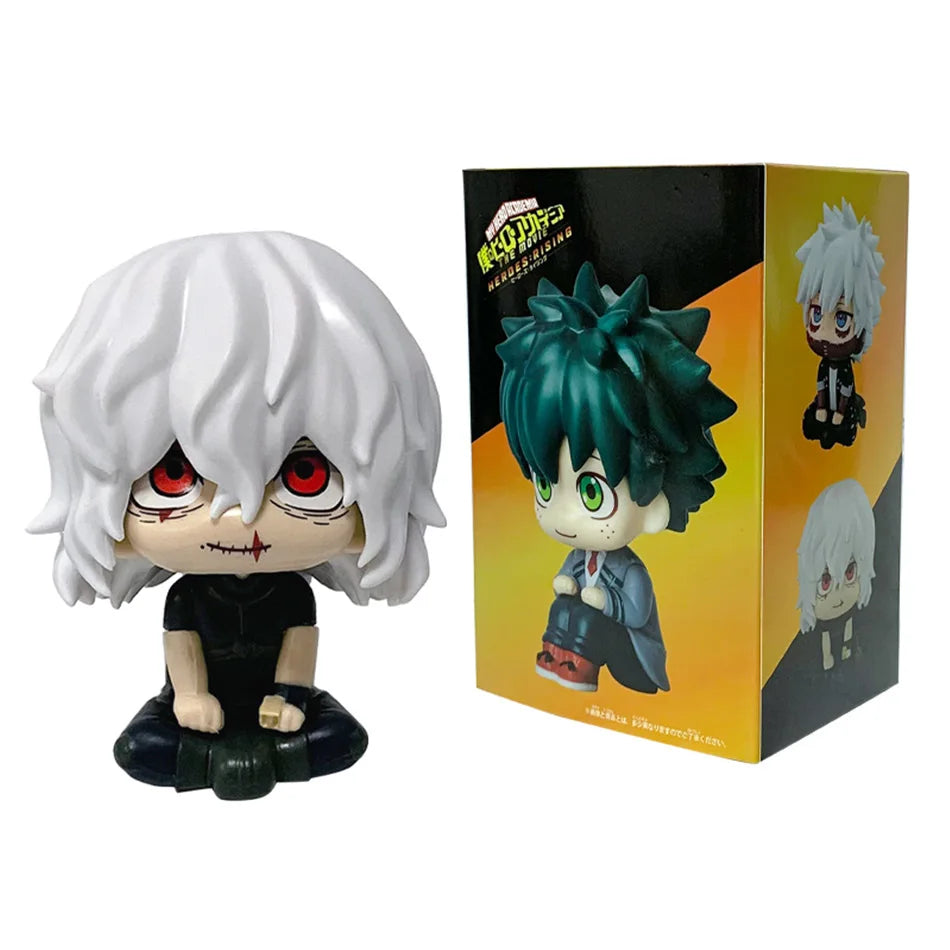 PVC |  (MHA): Tomura Shigaraki / Izuku Midoriya / Katsuki Bakugo  My Hero Academia Cute Chibi PVC Figurine | Collectible Toy