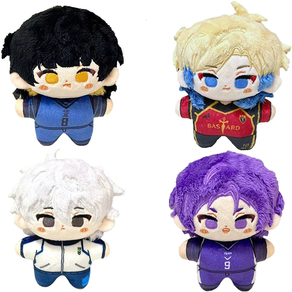 Mini Anime Plush Keychain Michel Caesar Mikage Reo Nagi Seishiro Chigiri Hyoma Bachira Meguru Cute Starfish body Doll Gifts