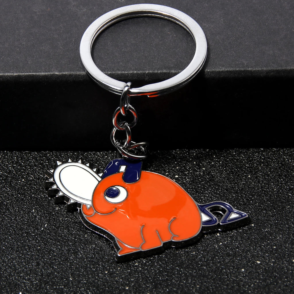 Anime Power Saw Man Keychain Cute Pochita Cosplay Figure Ornaments Pendant Phone Chain Charms Jewelry Accessories Gift