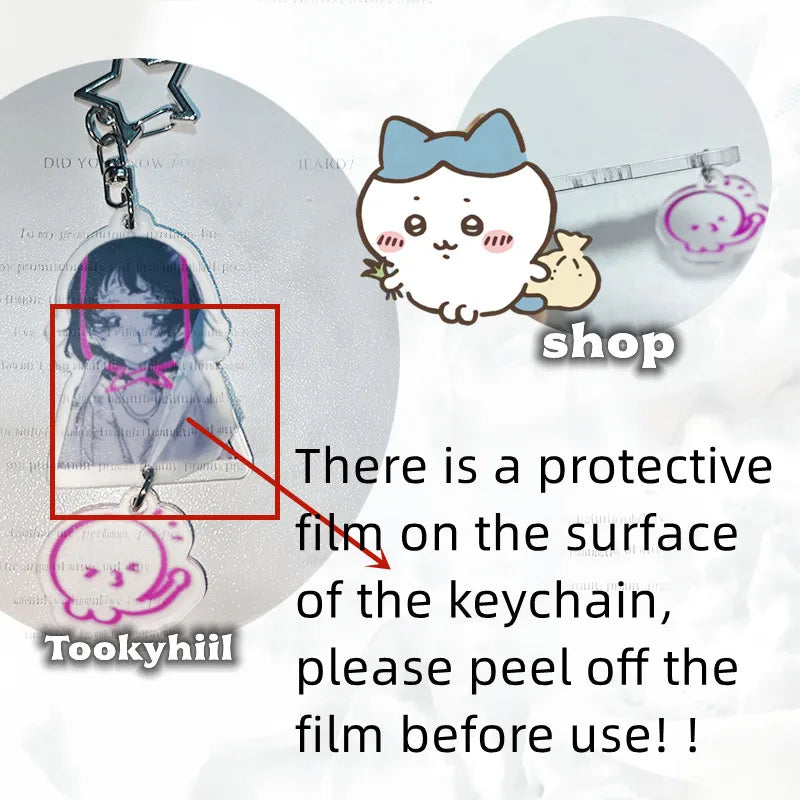 Makima Pendant Denji Chainsaw Man Acg  Aki Hayakawa Anime Kawaii Accessories Q Version School Bag Decor Keyring Birthday Gift