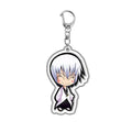 6cm Anime Bleach Acrylic Keychain Fashionable Bag Charming Kurosaki Ichigo Ishida Uryuu Handcuff Cartoon Figurines Keyring Gift