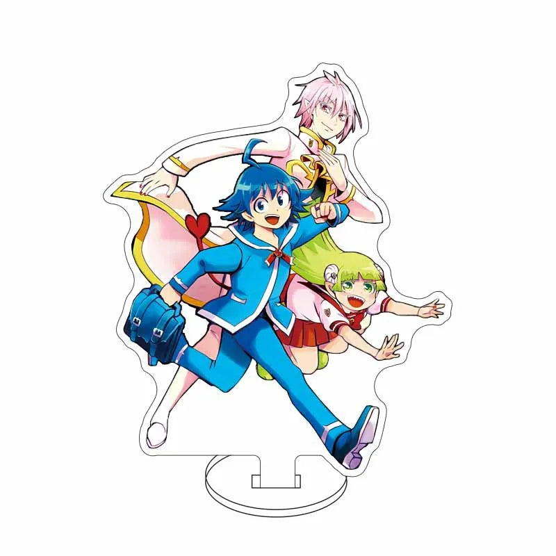 Japan Anime Welcome to Demon School Iruma-kun Acrylic Stand Model Toy Suzuki Iruma Standing Keychain Cosplay