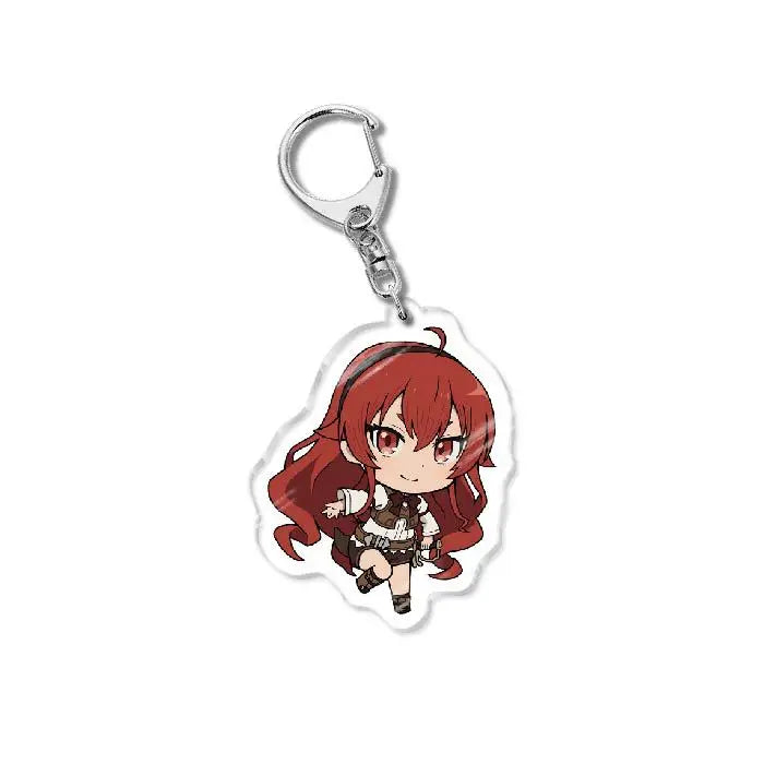 Mushoku Tensei Jobless Reincarnation Acrylic Keychain Lovely Bag Charm Pendant Gift Fun Key Chain Creative Friend Kingring Cute