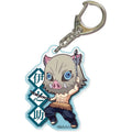 Demon Slayer Acrylic Keychains Kamado Tanjirou Agatsuma Zenitsu Rengoku Kyoujurou Sabito Kibutsuji Muzan Keyrings Pendant Figure